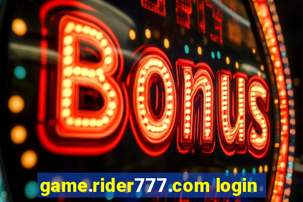 game.rider777.com login