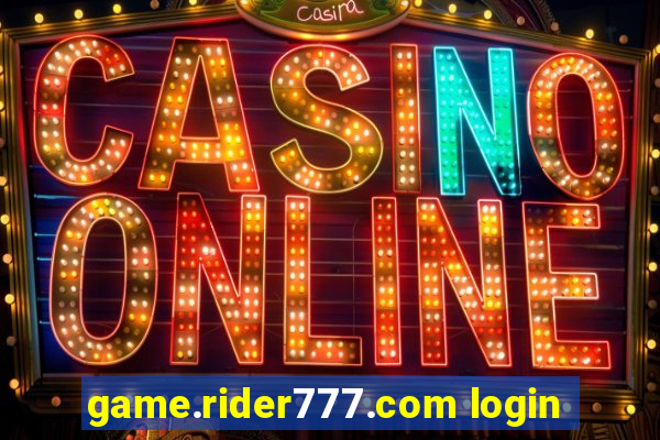 game.rider777.com login