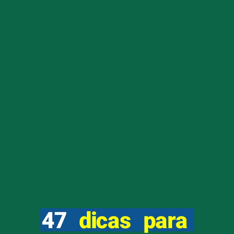 47 dicas para ganhar na mega sena download pdf