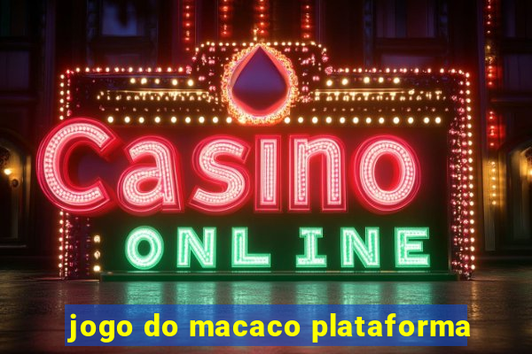 jogo do macaco plataforma