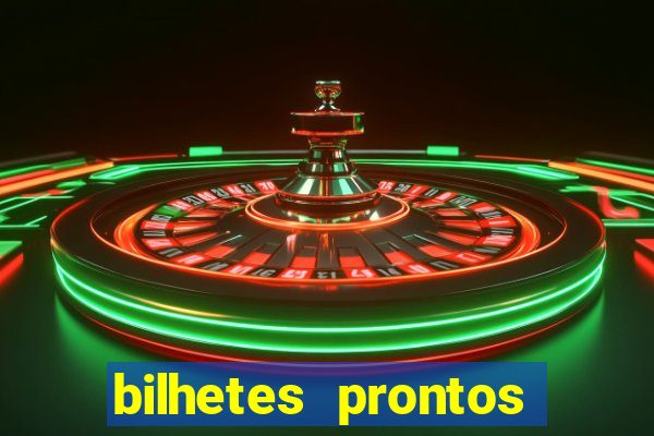 bilhetes prontos futebol hoje