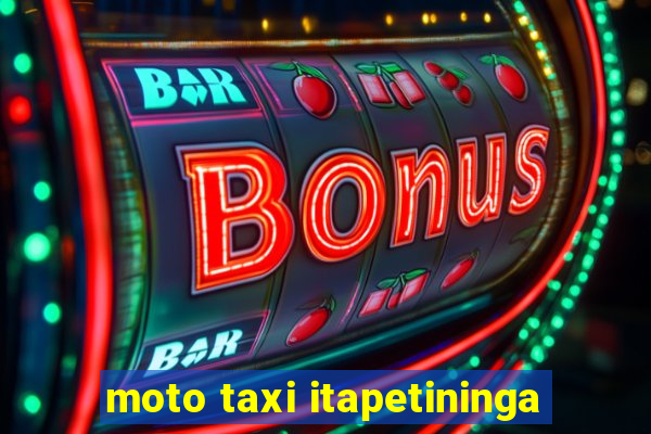 moto taxi itapetininga