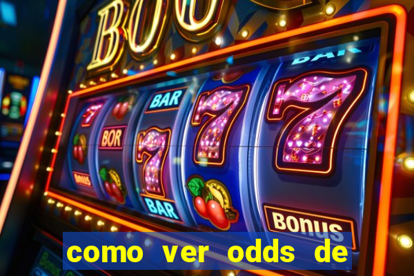 como ver odds de jogos passados