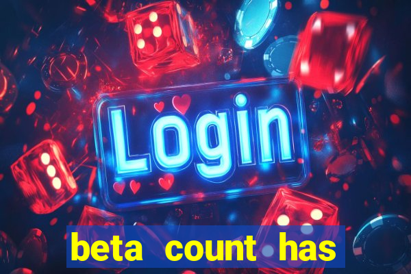 beta count has changed pt br