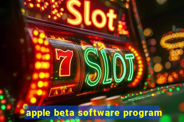 apple beta software program