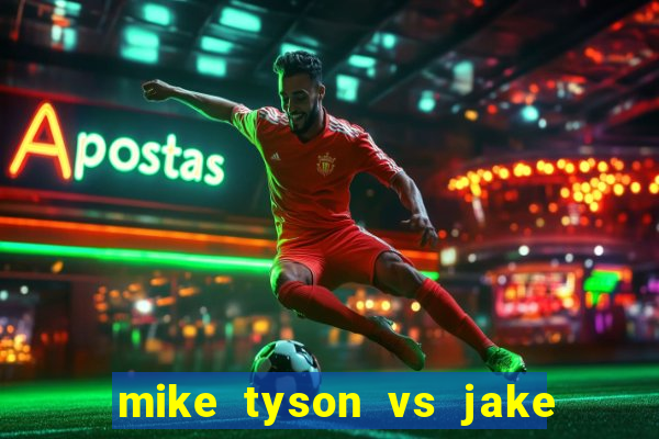 mike tyson vs jake paul assistir online