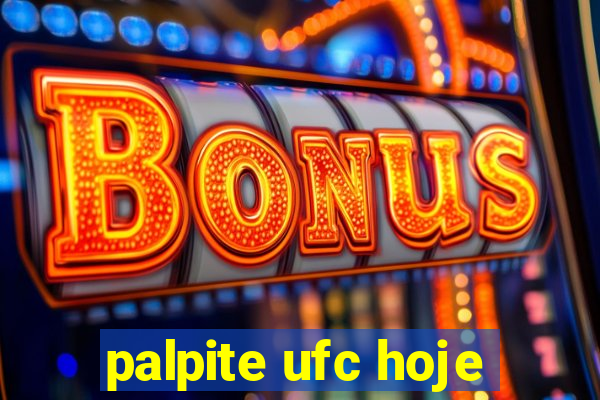 palpite ufc hoje