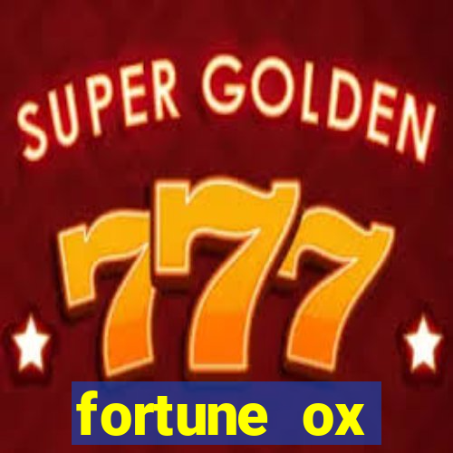 fortune ox horários pagantes