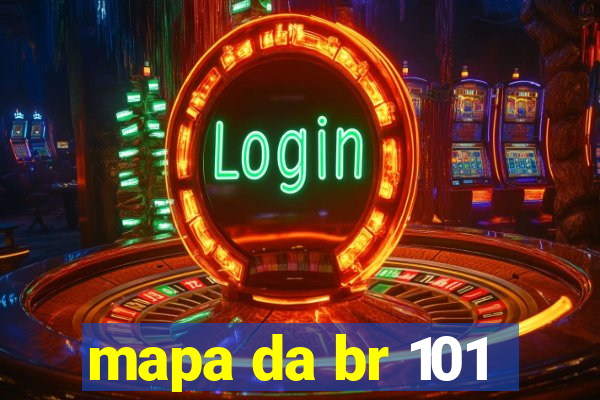 mapa da br 101