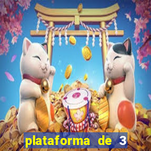 plataforma de 3 reais jogo