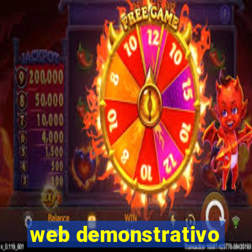 web demonstrativo