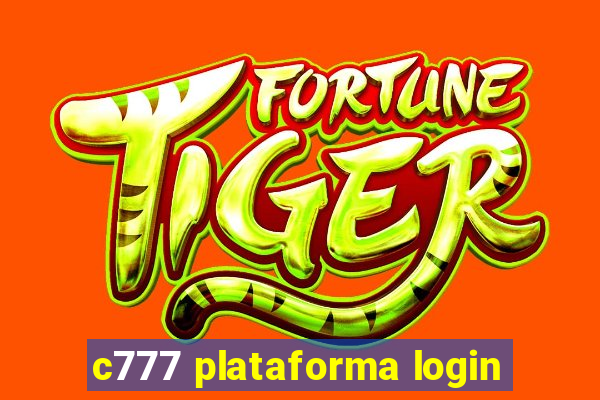 c777 plataforma login