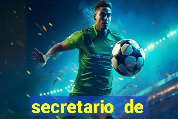 secretario de esporte salario