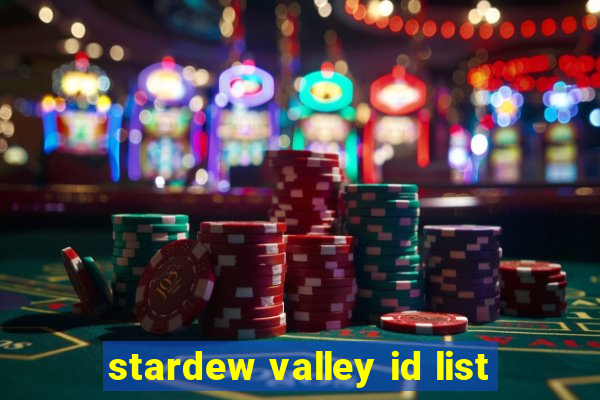 stardew valley id list