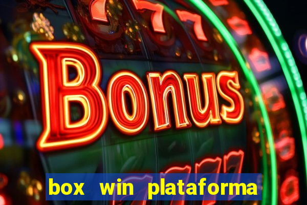 box win plataforma de jogos