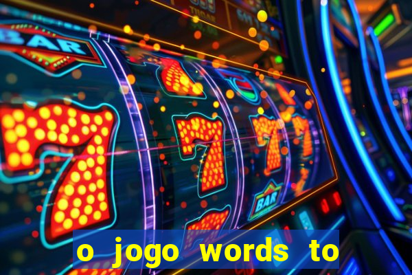 o jogo words to win paga mesmo