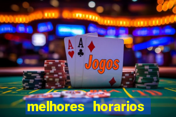 melhores horarios para jogar fortune ox