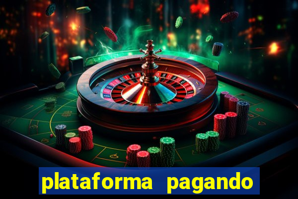 plataforma pagando bem hoje