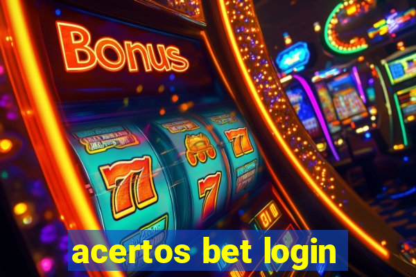 acertos bet login