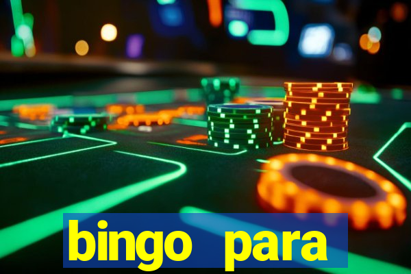 bingo para despedida de solteira para imprimir