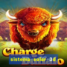 sistema solar 3d em movimento